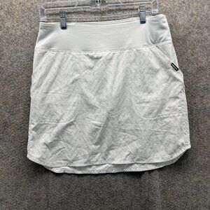 Patagonia Skirt Womens Small White Wave Print Athletic Activewear Skort